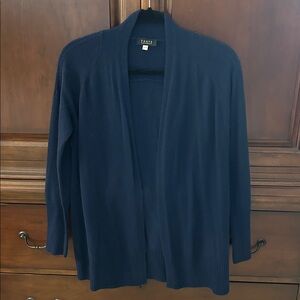 Forte Cashmere Women's Long Navy Cardigan/Size XS